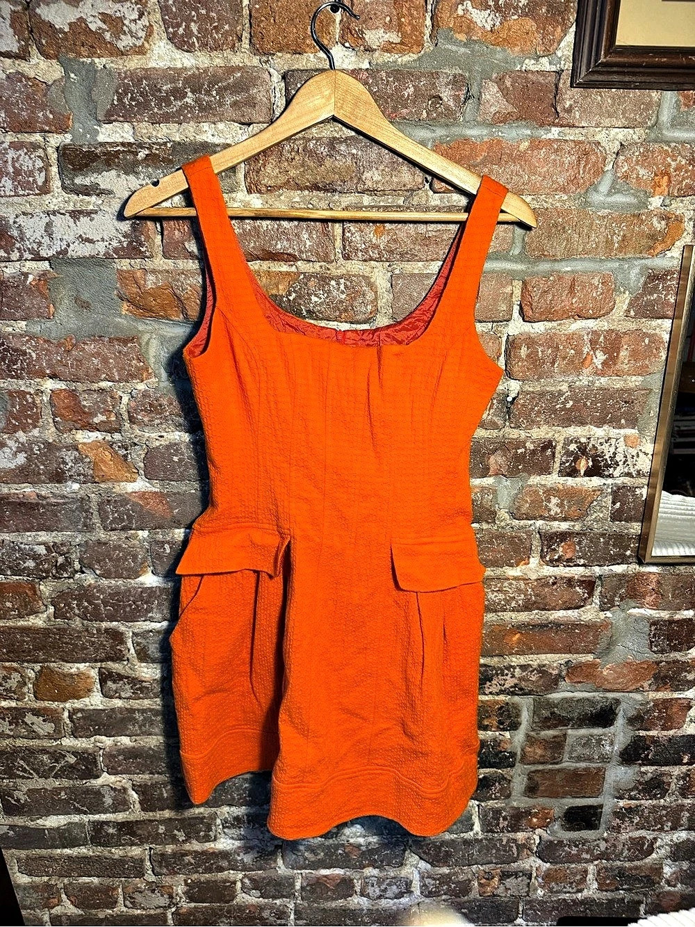 Nanette Lepore Mini Dress in Orange Size 6